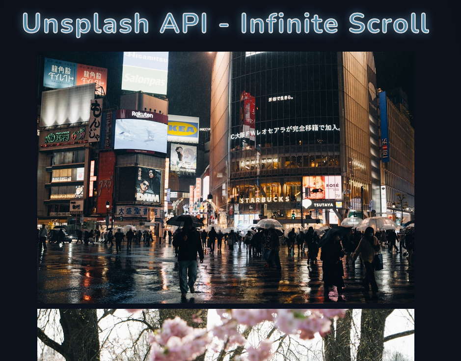 Infinite Scroll screenshot